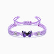 Load image into Gallery viewer, Purple variant of Butterfly Charm Bracelet
