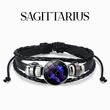 Load image into Gallery viewer, A Sagittarius zodiac spirit bracelet on a white background.
