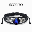 Load image into Gallery viewer, A Scorpio zodiac spirit bracelet on a white background.
