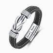 Load image into Gallery viewer, Linked Bracelet with Love You Forever engraving on white background
