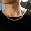 Load image into Gallery viewer, Male Model Wearing To My Son, Be Confident Chain Gold Necklace 
