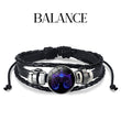 Load image into Gallery viewer, Bracelet d&#39;esprit des signes du zodiaque de la Balance sur fond blanc
