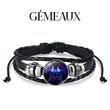 Load image into Gallery viewer, Bracelet d&#39;esprit des signes du zodiaque Gémeaux sur fond blanc
