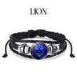 Load image into Gallery viewer, Bracelet d&#39;esprit des signes du zodiaque Léo sur fond blanc
