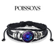 Load image into Gallery viewer, Bracelet d&#39;esprit des signes du zodiaque Poissons sur fond blanc

