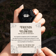 Load image into Gallery viewer, Friendship Personalized Birth Month Flower Ring  with black hexagon box and sweet message card
