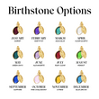 Load image into Gallery viewer, SVANA Crystal Birthstones and Leaves Pendant Options
