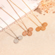 Load image into Gallery viewer, Personalized Disc Necklaces on canvas background
