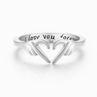 Load image into Gallery viewer, To My Daughter, I Love You Forever Ring on a white background
