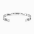 Load image into Gallery viewer, I Love You Mom Bracelet on white background.
