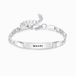 Load image into Gallery viewer, Silver Personalized Baby Name Bracelet
