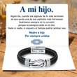 Load image into Gallery viewer, Pulsera de cuero trenzado &quot;Madre e hijo unidos para siempre” con tarjeta de mensaje SVANA Design
