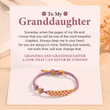 Load image into Gallery viewer, Blossom Knot Bracelet on a message card
