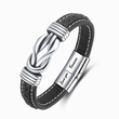 Load image into Gallery viewer, To My Son Love You Forever Linked Braided Bracelet on a white background
