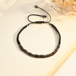 Load image into Gallery viewer, beaded morse code bracelet on top of open book
