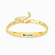Load image into Gallery viewer, Gold Personalized Baby Name Bracelet
