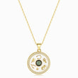 Load image into Gallery viewer, White Enamel Evil Eye Mix Necklace

