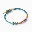Load image into Gallery viewer, green Blossom Knot Bracelet on white background

