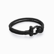 Load image into Gallery viewer, black Nautical Bracelet on white background
