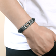 Load image into Gallery viewer, To My Son, Together Forever Knot Bracelet on a model&#39;s wrist
