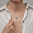 Load image into Gallery viewer, A model wearing Wanderlust Mountain Necklace
