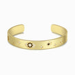 Load image into Gallery viewer, Evil Eye Black Stones gold bracelet
