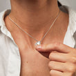 Load image into Gallery viewer, Female model wearing My Badass Tribe Friendship Necklace - S925

