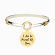 Load image into Gallery viewer, I am so proud of you bracelet in a white background
