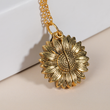 Load image into Gallery viewer, You Are My Sunshine Necklace on a white ledge
