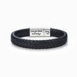 Load image into Gallery viewer, Always Be With You Men’s Personalized Message Bracelet on white background
