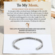 Load image into Gallery viewer, I Love You Mom bracelet on a printed message card
