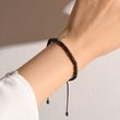 Load image into Gallery viewer, Until We Meet Again Pet Memorial Morse Code Bracelet worn by a model on her right wrist
