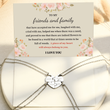 Load image into Gallery viewer, Family Gift Personalized Heart Puzzle Piece Necklace with personalize message card for your friends and family
