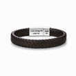 Load image into Gallery viewer, Always Be With You Men’s Personalized Message Bracelet on white background
