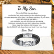 Load image into Gallery viewer, Forever Linked Bracelet on a printed message card
