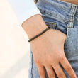 Load image into Gallery viewer, To My Daughter, I Love You Morse Code Bracelet worn by a model on her right wrist
