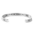 Load image into Gallery viewer, To My Granddaughter, Believe In You Like I Do Bracelet on a white background
