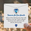Load image into Gallery viewer, angel wing memorial necklace on a personalized message card
