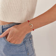 Load image into Gallery viewer, Crescent Moon Red String Bracelet worn by a model
