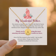 Load image into Gallery viewer, To My Mom Personalized Disc Necklace with customize message card
