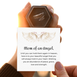 Load image into Gallery viewer, Mom of an Angel Personalized Wing Ring inside the hexagon box with a heartwarming message card

