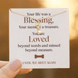 Load image into Gallery viewer, gold Customized Memorial Dog Bone Necklace  on a white customized card
