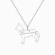 Load image into Gallery viewer, Products You Are The Best Hooman Personalized Dog Silver Necklace on a white backgrounnd

