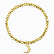 Load image into Gallery viewer, Sparkling Moon Beaded Bracelet on a white background 

