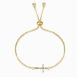 Load image into Gallery viewer, Multicolored Cross gold plated Bracelet in a white background
