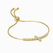 Load image into Gallery viewer, White Cross Bracelet on a white background
