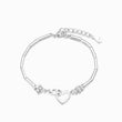 Load image into Gallery viewer, Thank You For Being My Soul Sister Heart Bracelet laying on a white background
