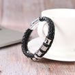 Load image into Gallery viewer, To My Grandson, Love Nana Bracelet leaning against a cup
