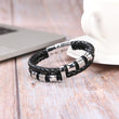Load image into Gallery viewer, &#39;I Will Always Be With You&#39; Love Grandpa leather bracelet
