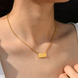 Load image into Gallery viewer, A model wearing a 555 angel number pendant gold necklace
